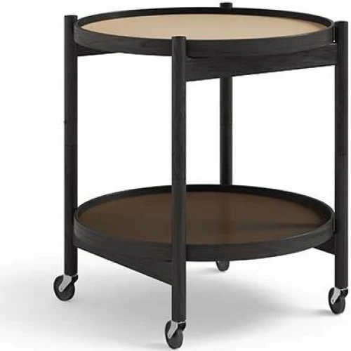 Brdr. Krüger Bølling Bakkebord 50 cm - Sortlakeret eg, Earth
