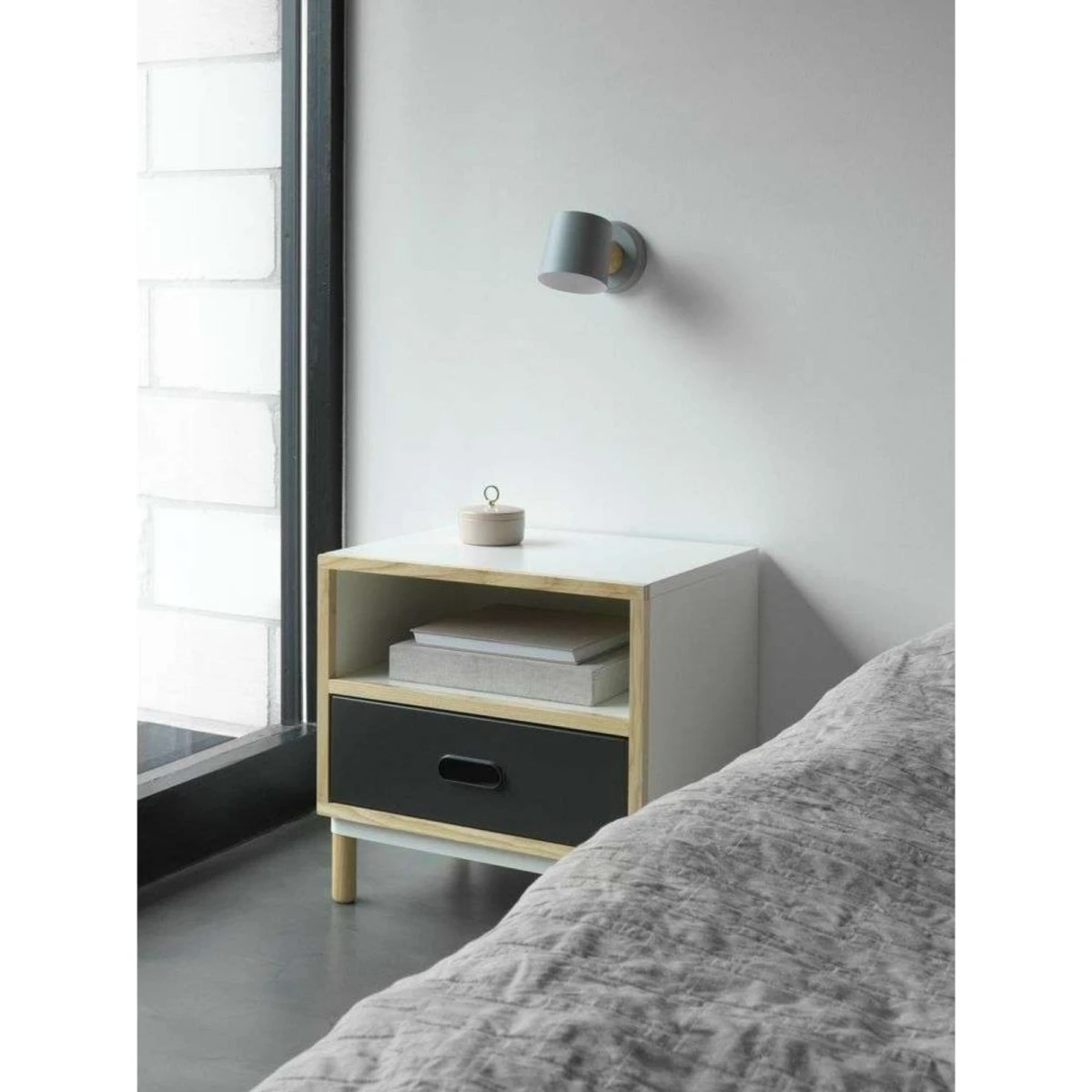 Normann Copenhagen Rise Væglampe - Grå