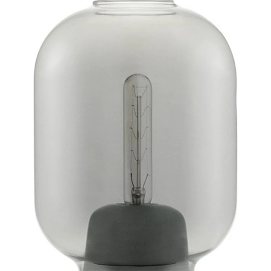 Normann Copenhagen Amp Glasskærm til Bordlampe - Røg