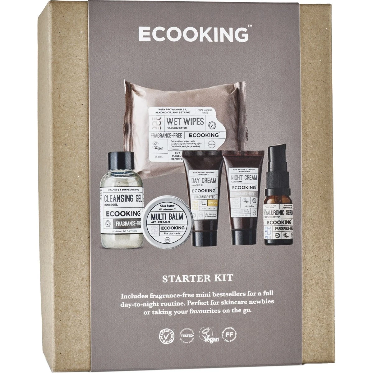 ECOOKING Starterkit Fragrance Free - Hudplejesæt