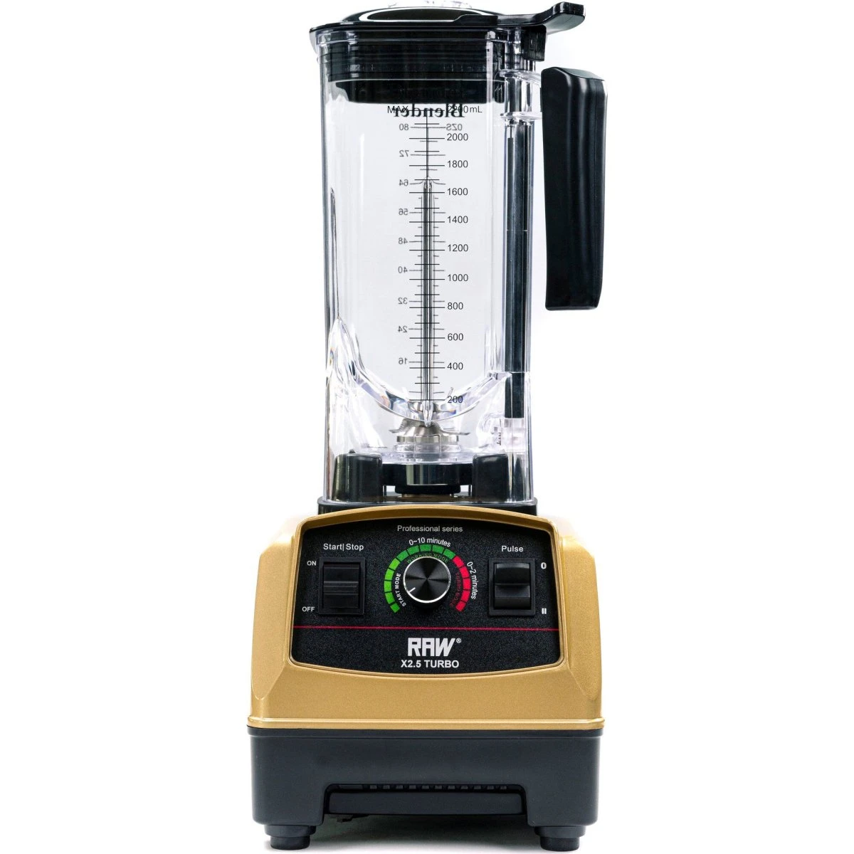 RAW Blender X 2,5 Turbo Guld - 1800W 2.2L