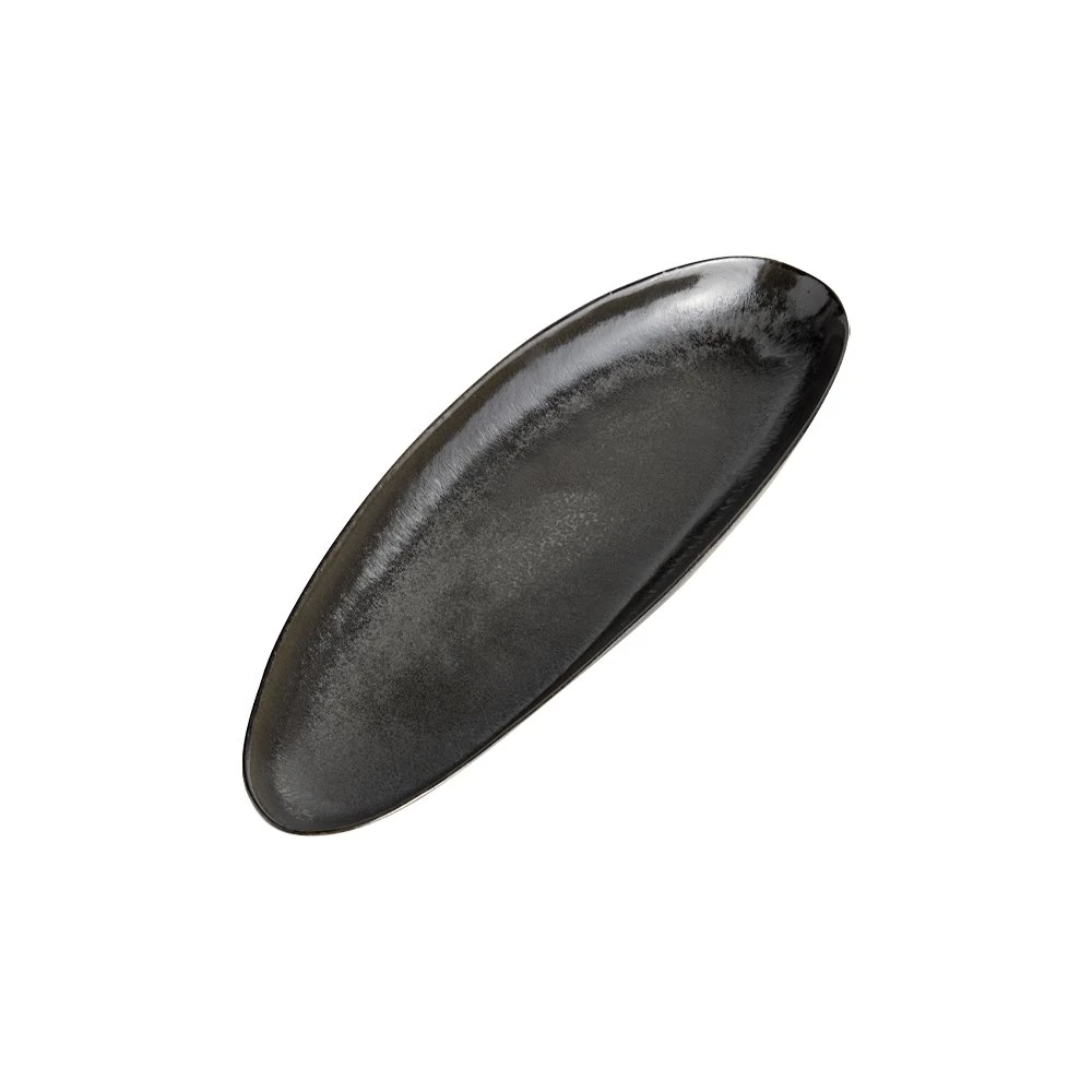 MUUBS Mame langt ovalt fad 36,5 cm - Kaffe