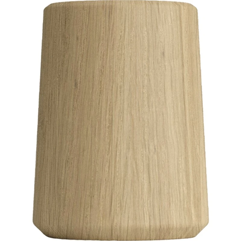 Sackit Oslo bordlampefod i eg, 10 cm