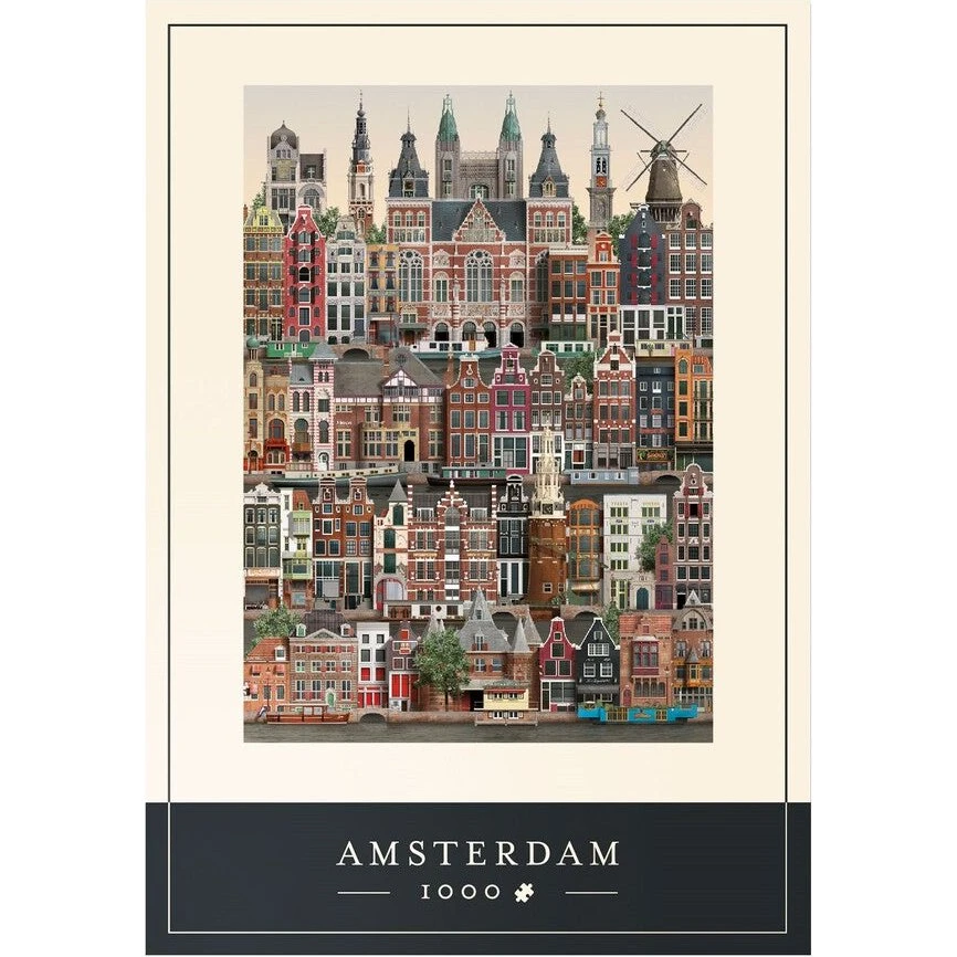 Martin Schwartz Amsterdam puslespil - 1000 brikker