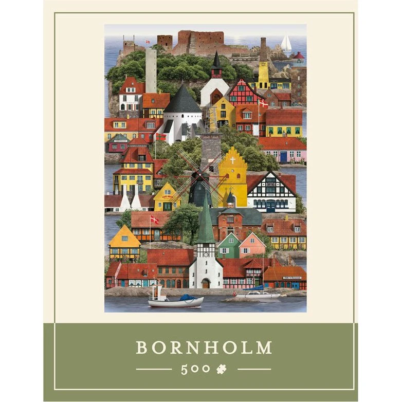 Bornholm 500 brikker puslespil