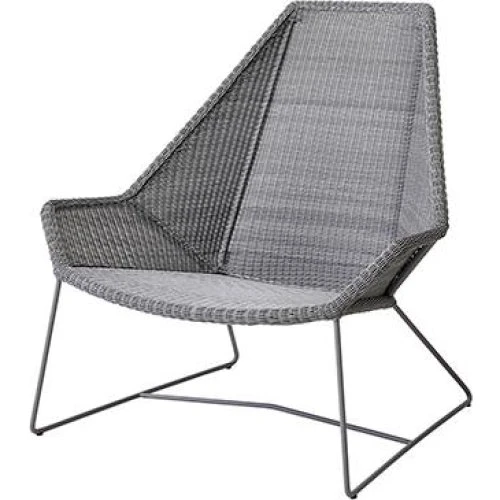 Cane-Line Breeze Highback havestol - Lysegrå