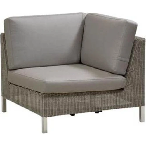 Cane-Line Connect hjørnemodul med hynder i Taupe