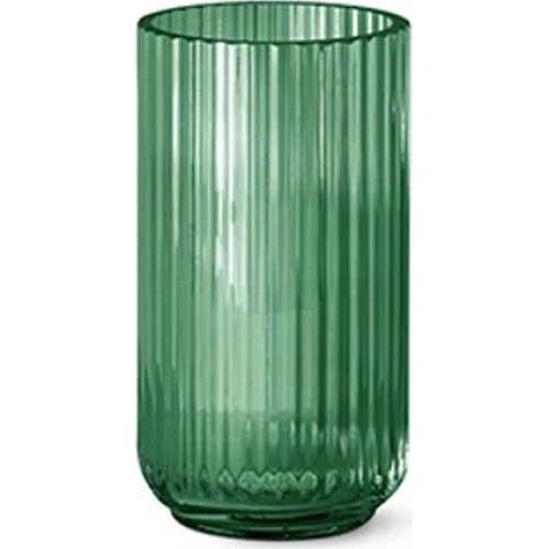 Lyngby Vase i grøn glas - 20 cm