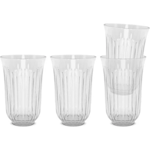 Lyngby caféglas 42 cl - 4 stk.