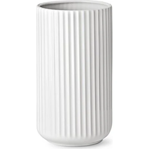 Lyngby Vase i hvid porcelæn - 25 cm