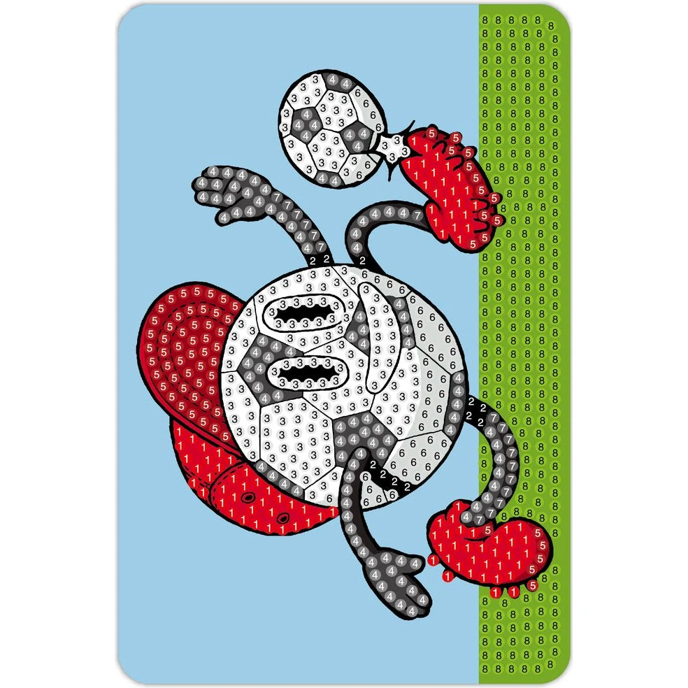 Diamond Art Fodbold 10x15cm