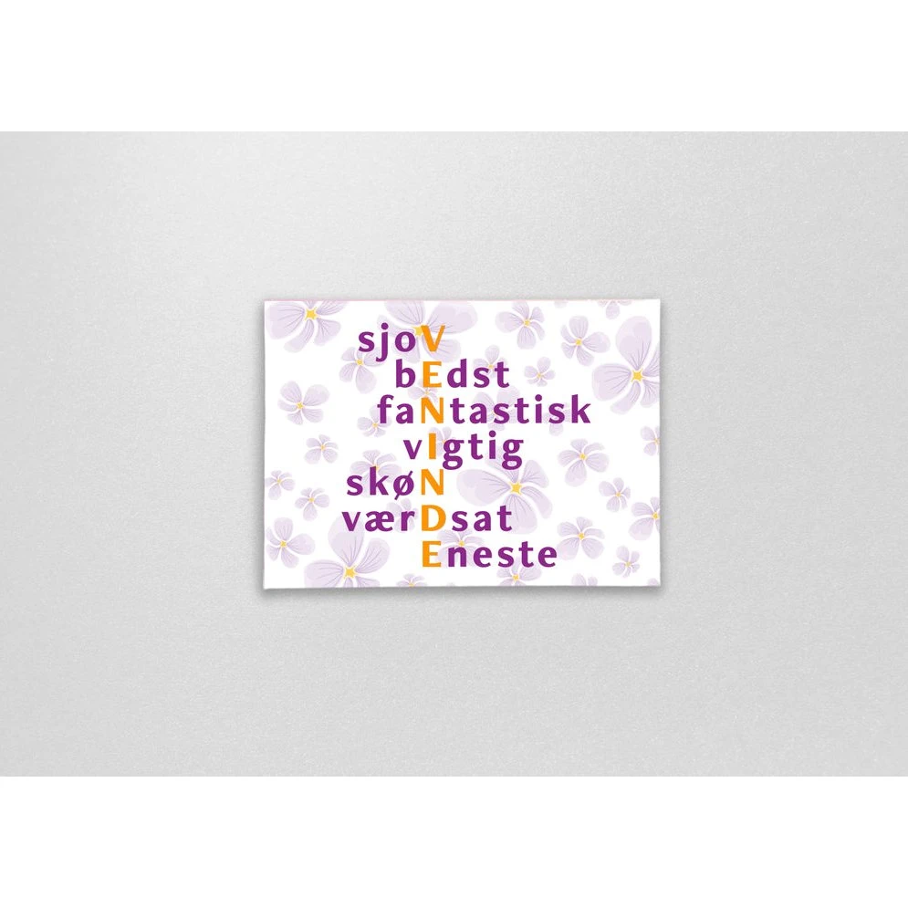Magnet med citat: Veninde, du er fantastisk