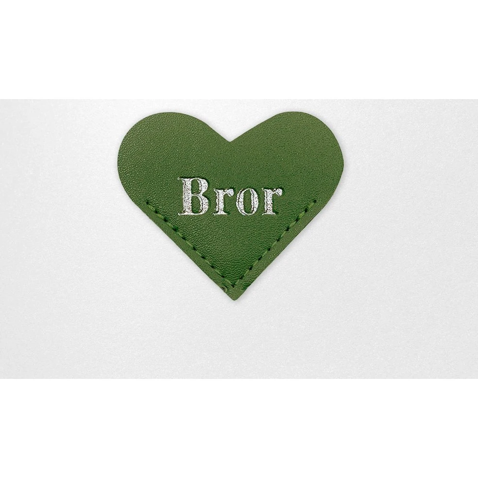 Bogmærke Bror Hjerte PU - Du er fantastisk
