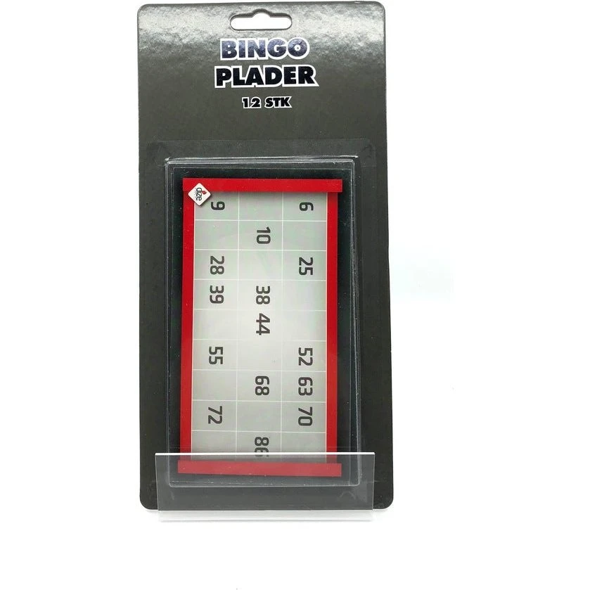 Bingo plader 12-pak