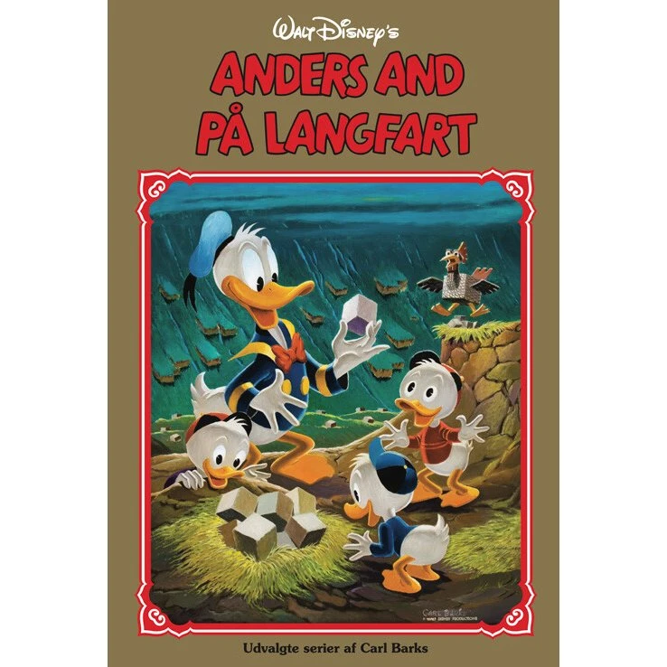 Guldbog 20: Anders And på langfart (Hardback)