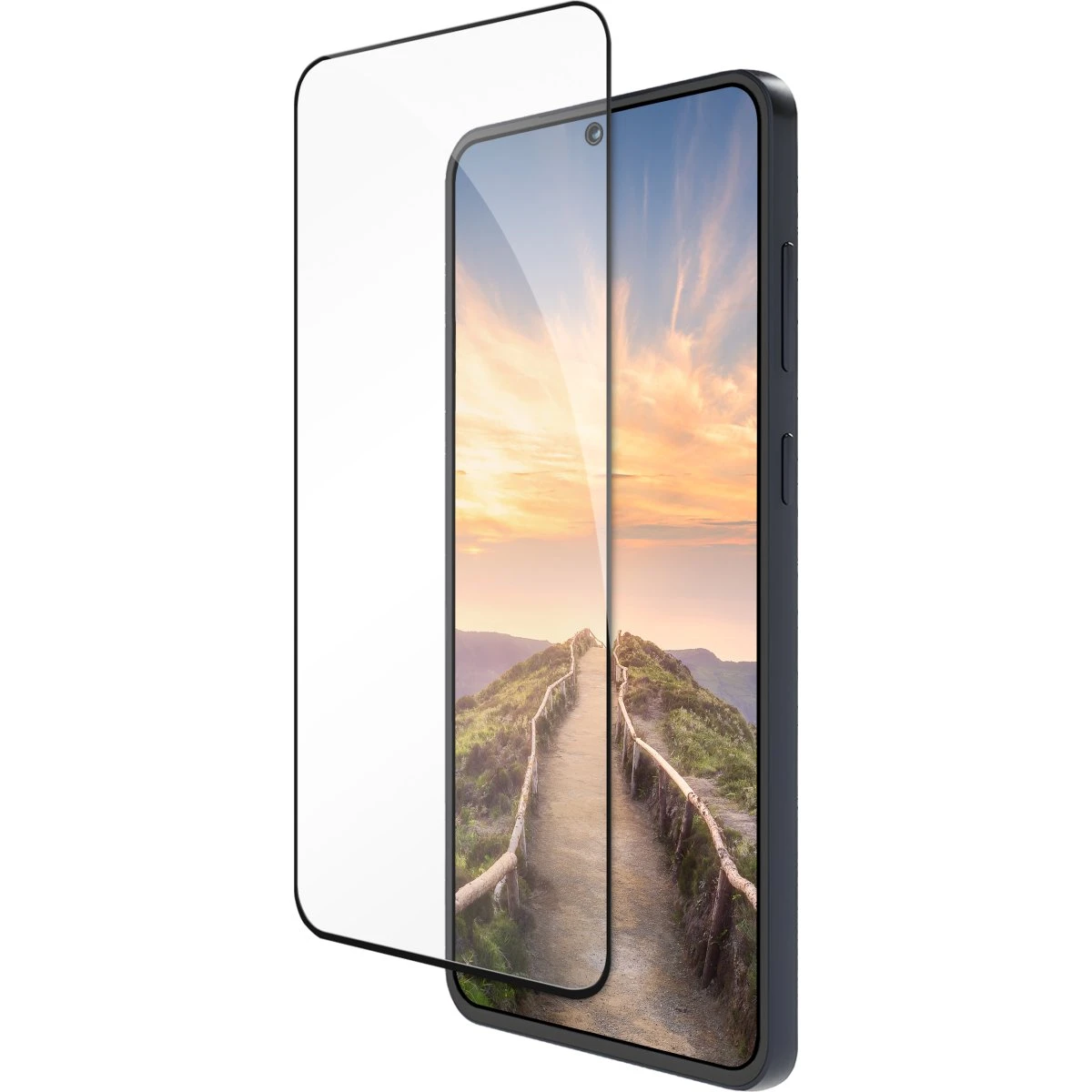 eco-shield Skærmbeskytter til Galaxy S25 FE - Black Edge
