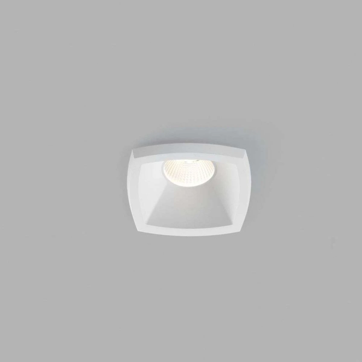 Light-Point Mirage 1 Indbygningsspot - Hvid Aluminium