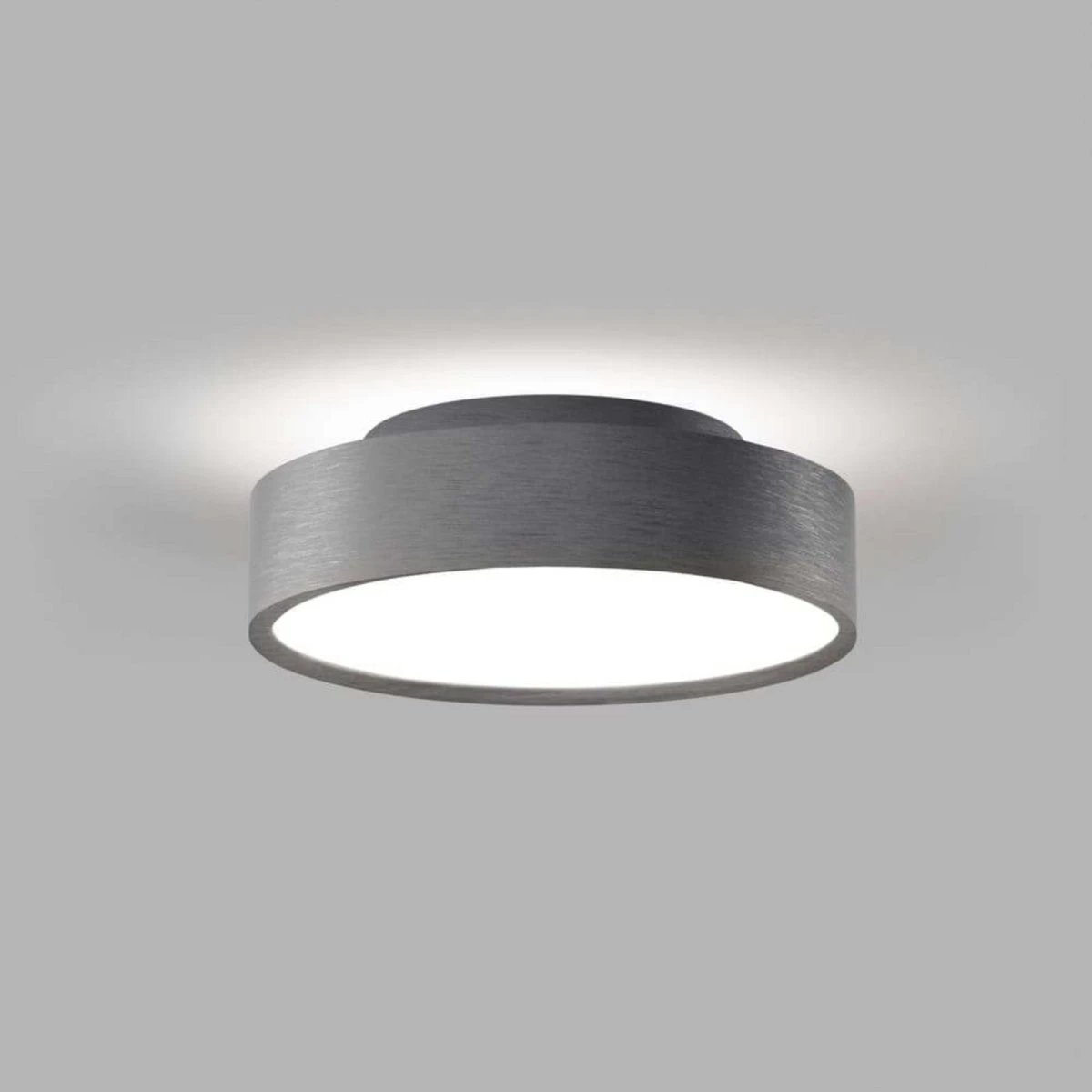 LIGHT-POINT Shadow 1 Loft- og væglampe, Titanium, IP54