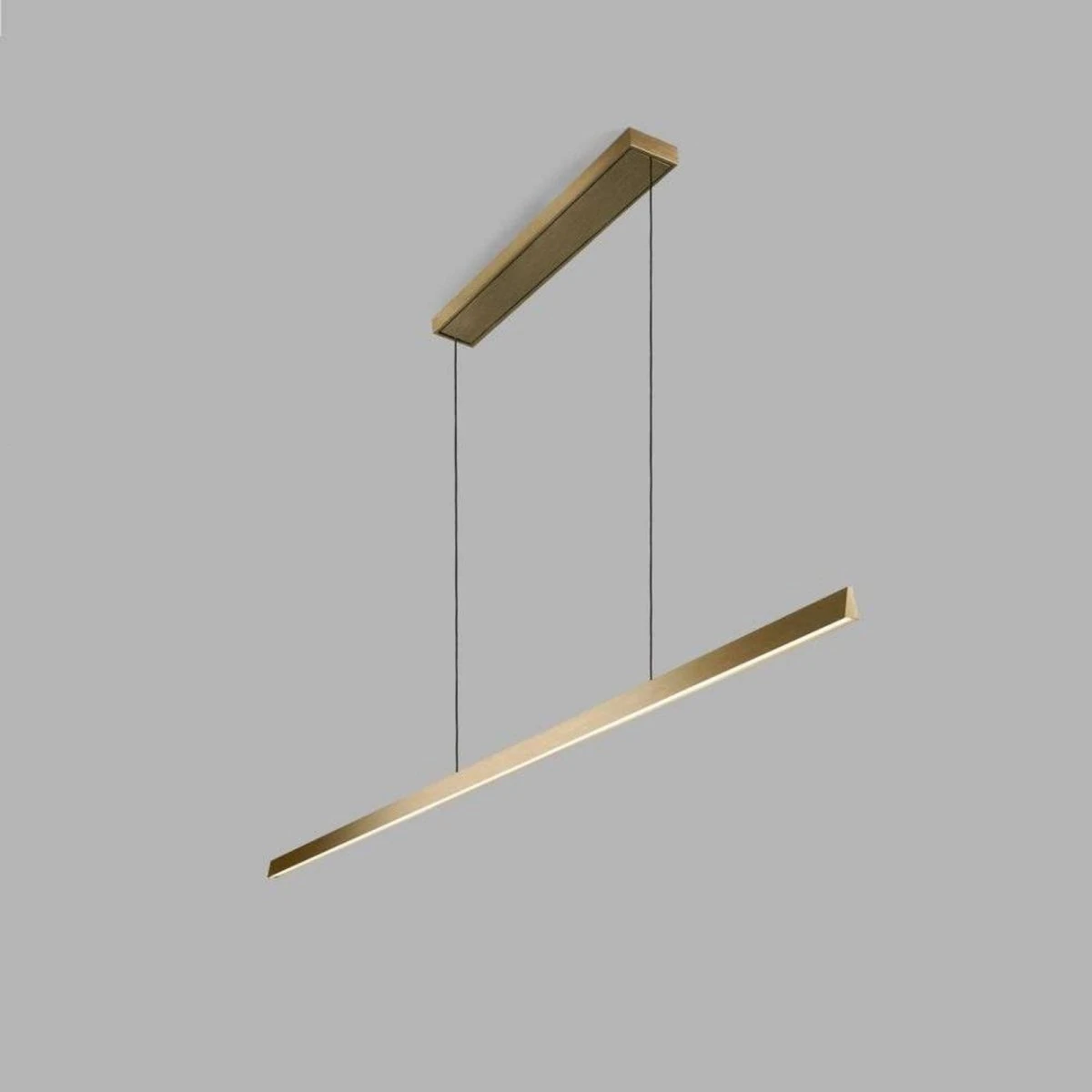 LIGHT-POINT Edge Linear S2000 Pendel Brass - Aluminium