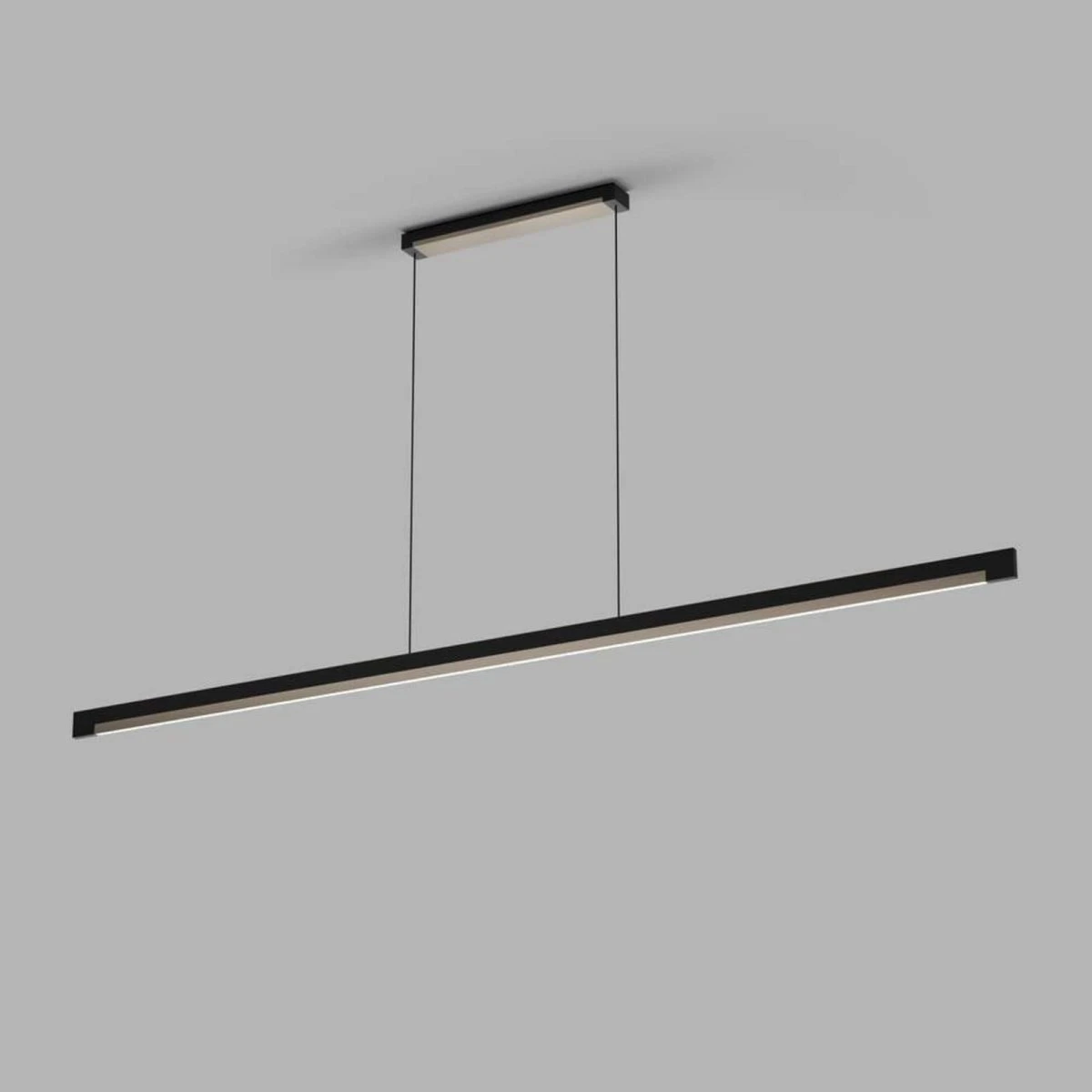 Light-Point Inlay S1900 Linear Pendellampe - Sort/Aluminium