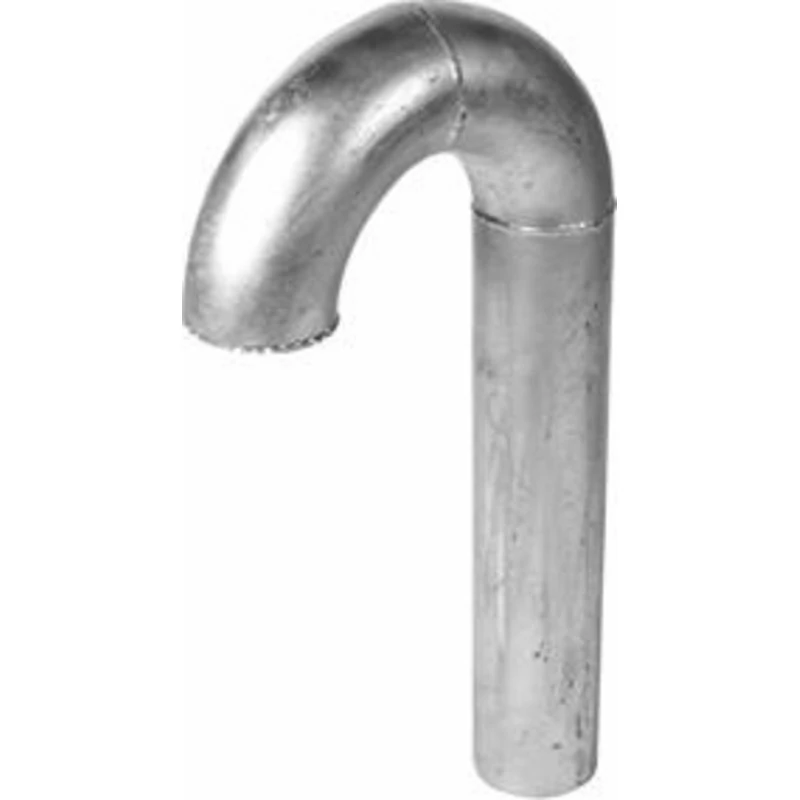 Udluftningsrør 76 mm galvaniseret med net