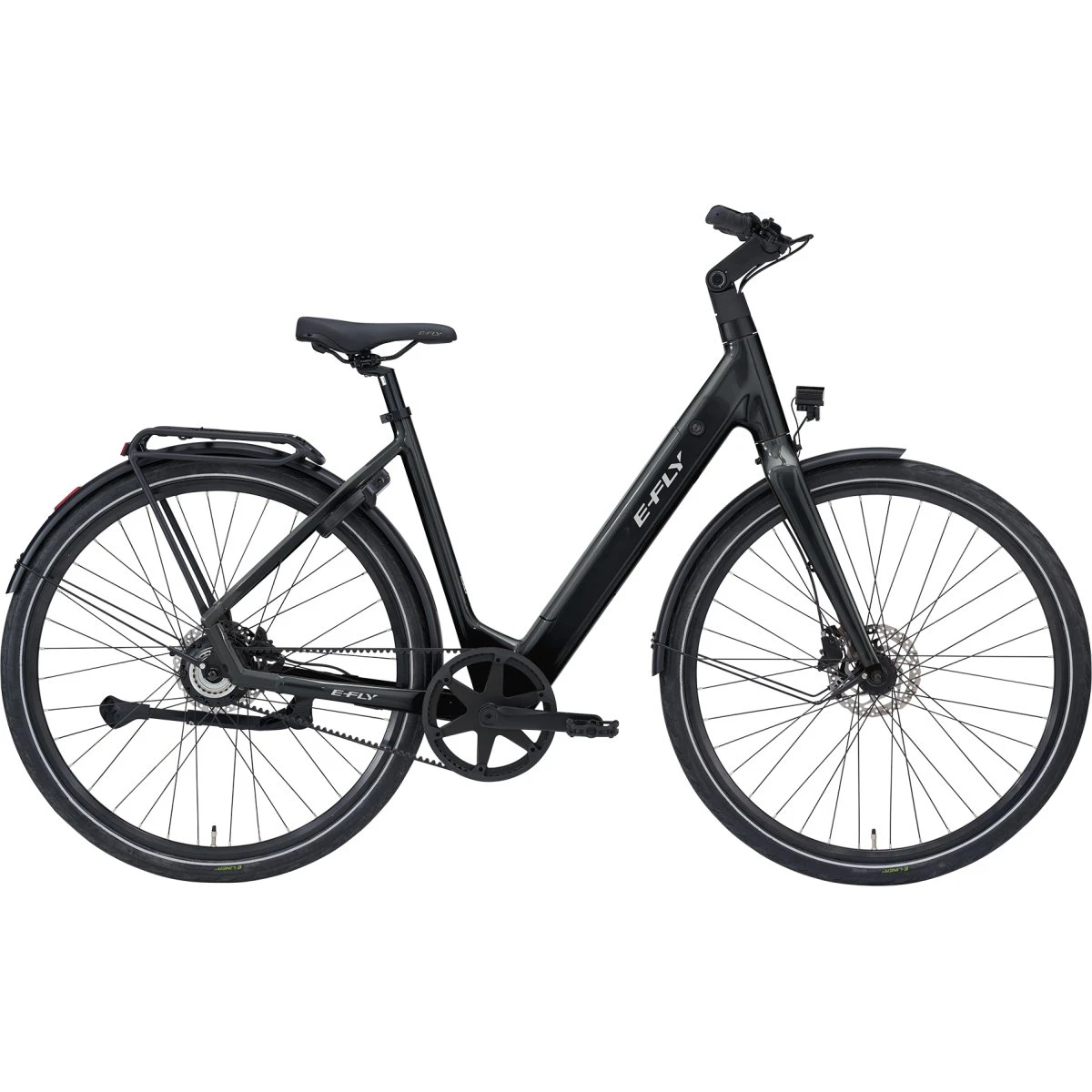 E-Fly Eos Shopping Elcykel - Stardust Black Metallic - 48 cm