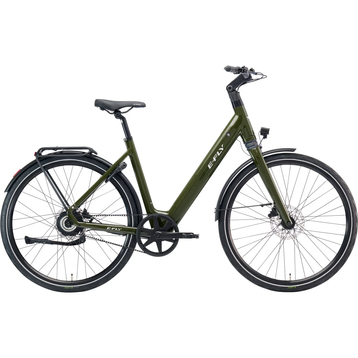 E-Fly Eos Prime Elcykel - Earth Green - 56 cm