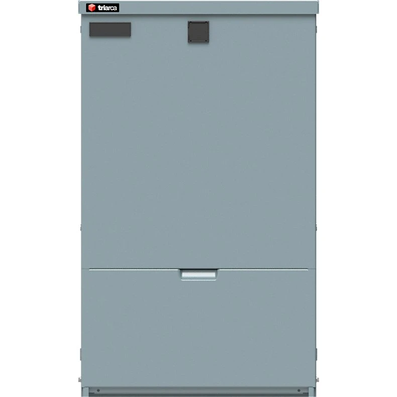 Triarca Trilite 27 Aluminiumskapsling, RAL7037 Grå, 700x610x212mm