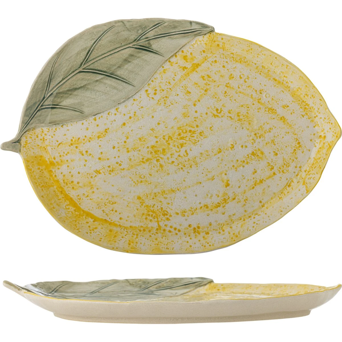 Creative Collection Hadden Serveringsfad - Gul Citron - 32 cm