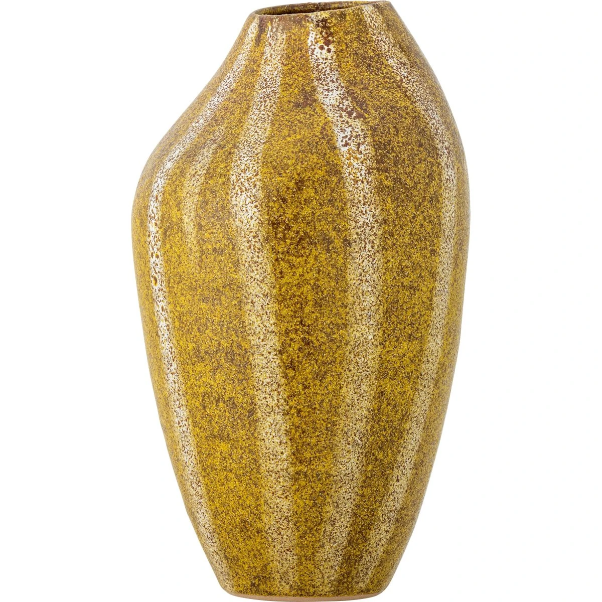 Creative Collection Abella Vase - Gul Stentøj - H 35,5 cm