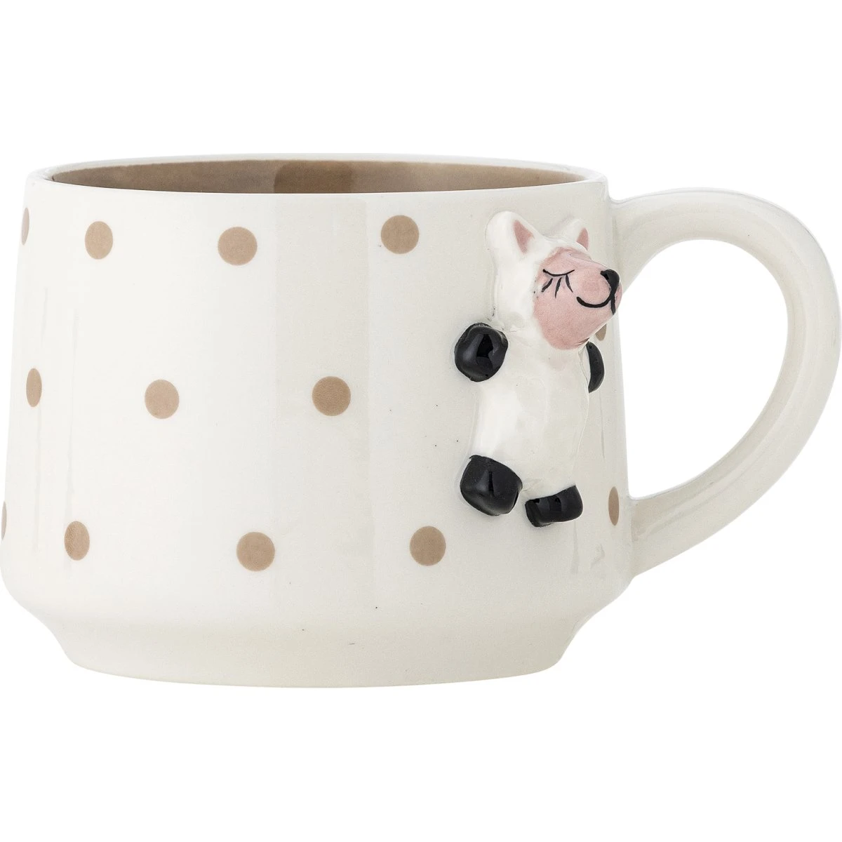 Bloomingville MINI Dolly kop til børn, brun stentøj m. hank