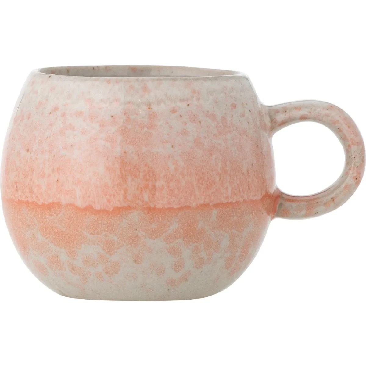 Bloomingville Paula Espressokop i Stentøj - 14 cl - Orange/Pink
