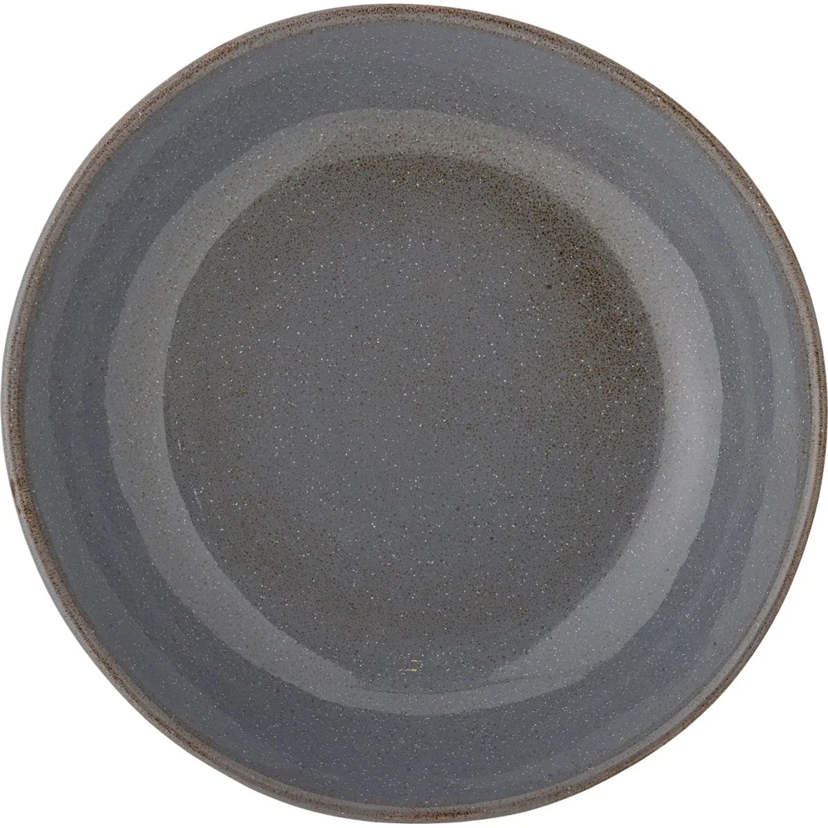 Bloomingville Sandrine Dyb Tallerken Ø22 cm Grå/Brun Stentøj