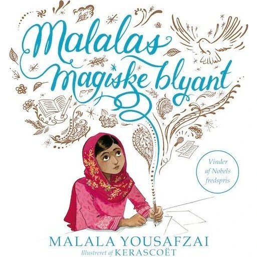 Malalas magiske blyant – børnebog (hardback)