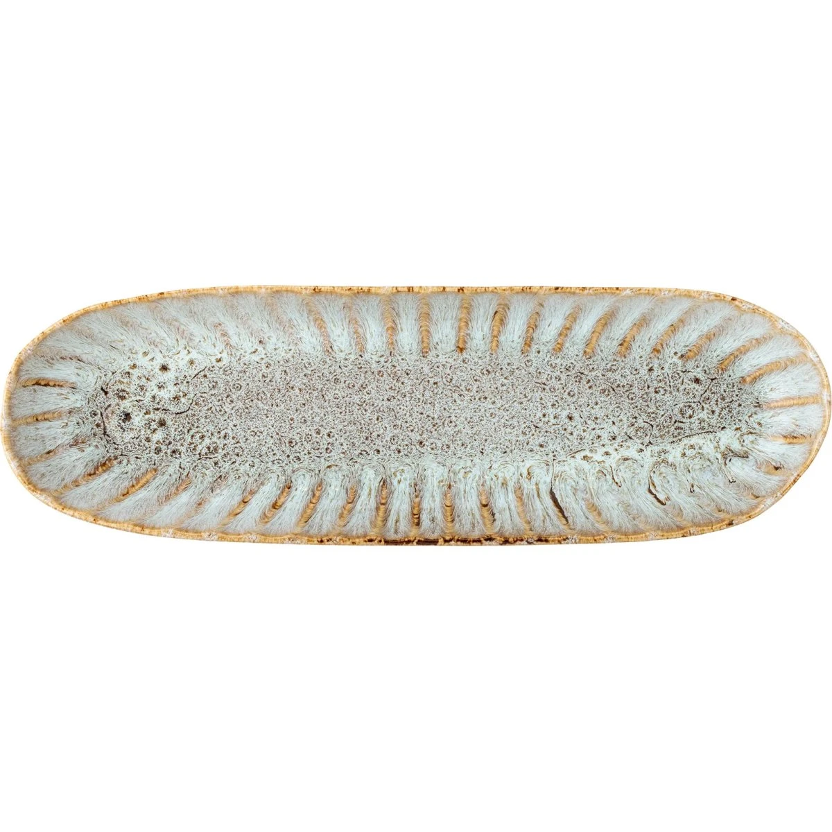 Bloomingville Creative Collection Fleur serveringsfad i stentøj