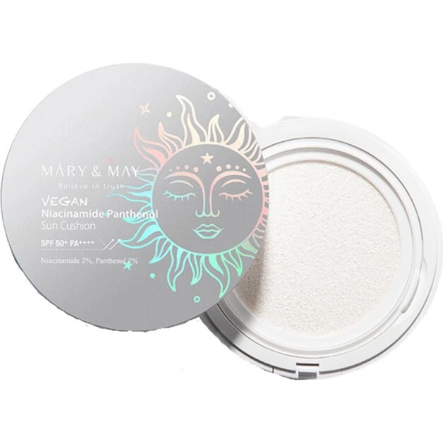 Mary & May Vegan Niacinamide Panthenol Sun Cushion SPF50+ PA++++