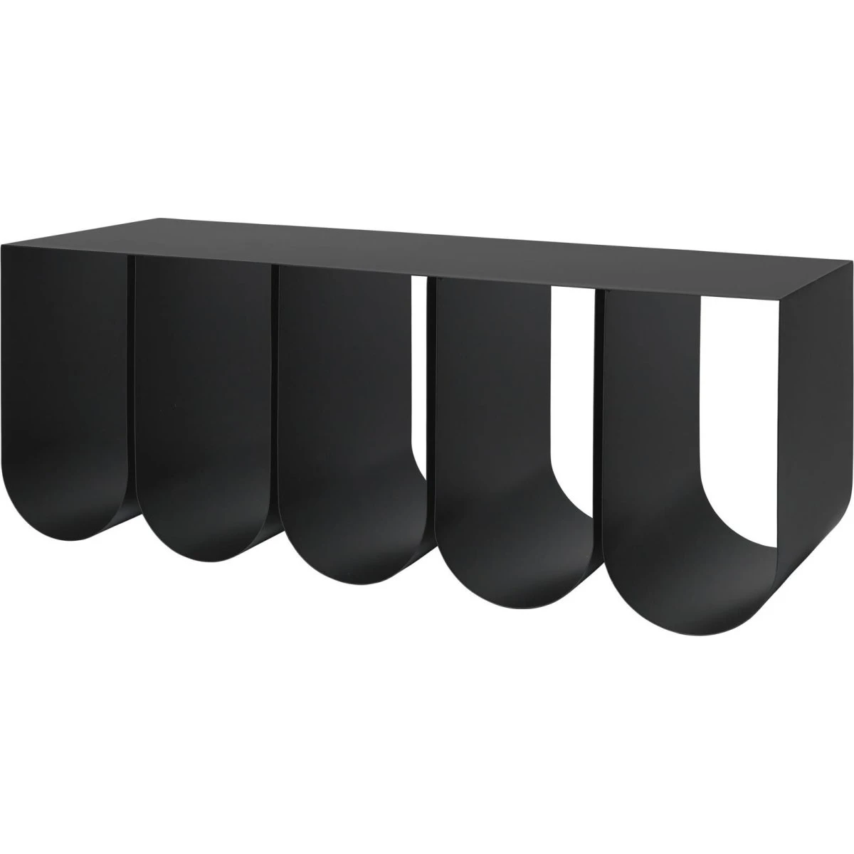 Kristina Dam Studio Curved Bænk - Sort