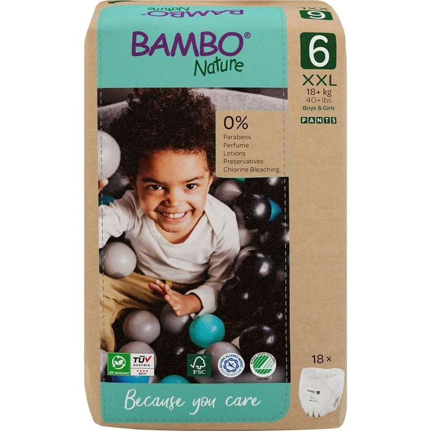 Bambo Natura Bleer Trusser Størrelse 6 (18+ kg) - 18 stk.