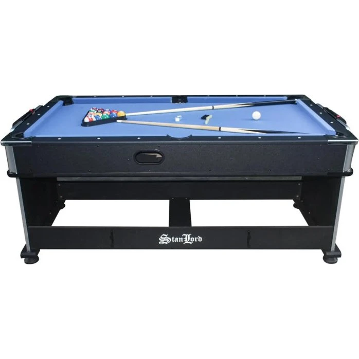 Stanlord Lucca 6" 3-i-1 Multispilbord: Pool, Air Hockey & Bordtennis
