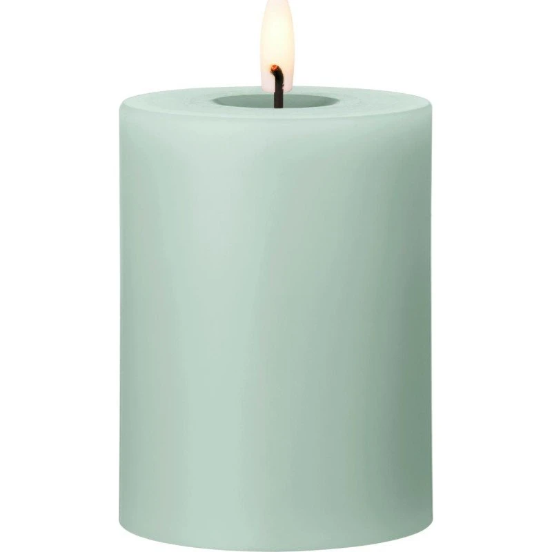 Ester & Erik LED bloklys, Mintgrøn Jade Stone, 10 cm