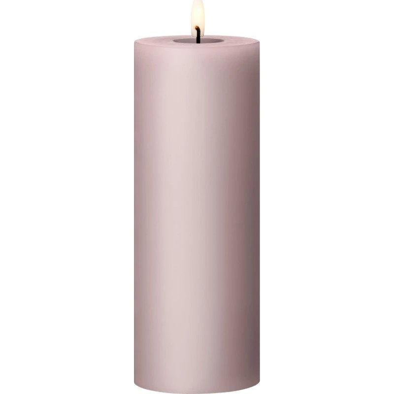 Ester & Erik LED bloklys, lyserød, 20 cm