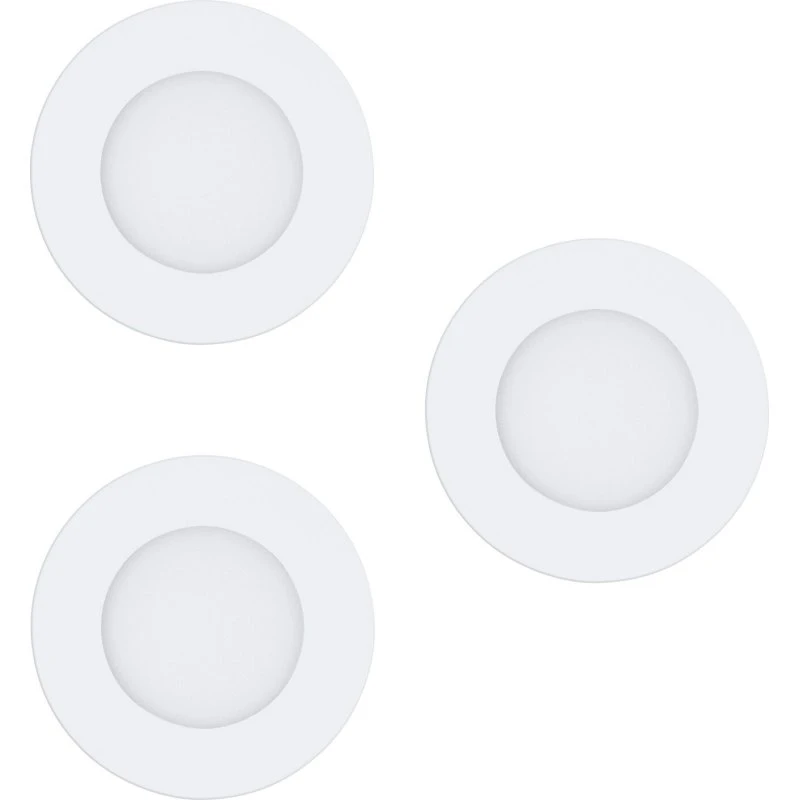 EGLO FUEVA-Z SMART indbygningsspot 3-pak, hvid Ø85