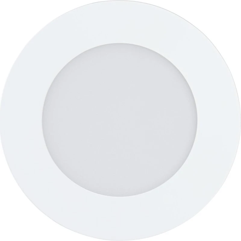 EGLO FUEVA-Z indbygningsspot Ø120 mm, hvid