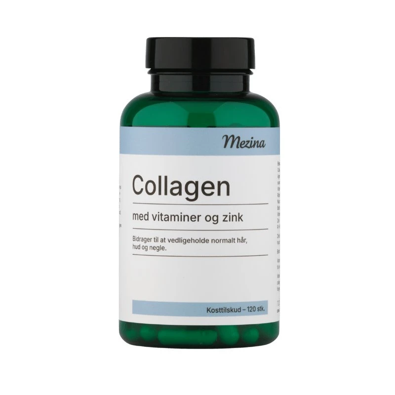 Mezina Collagen med vitaminer og zink, 120 kaps.