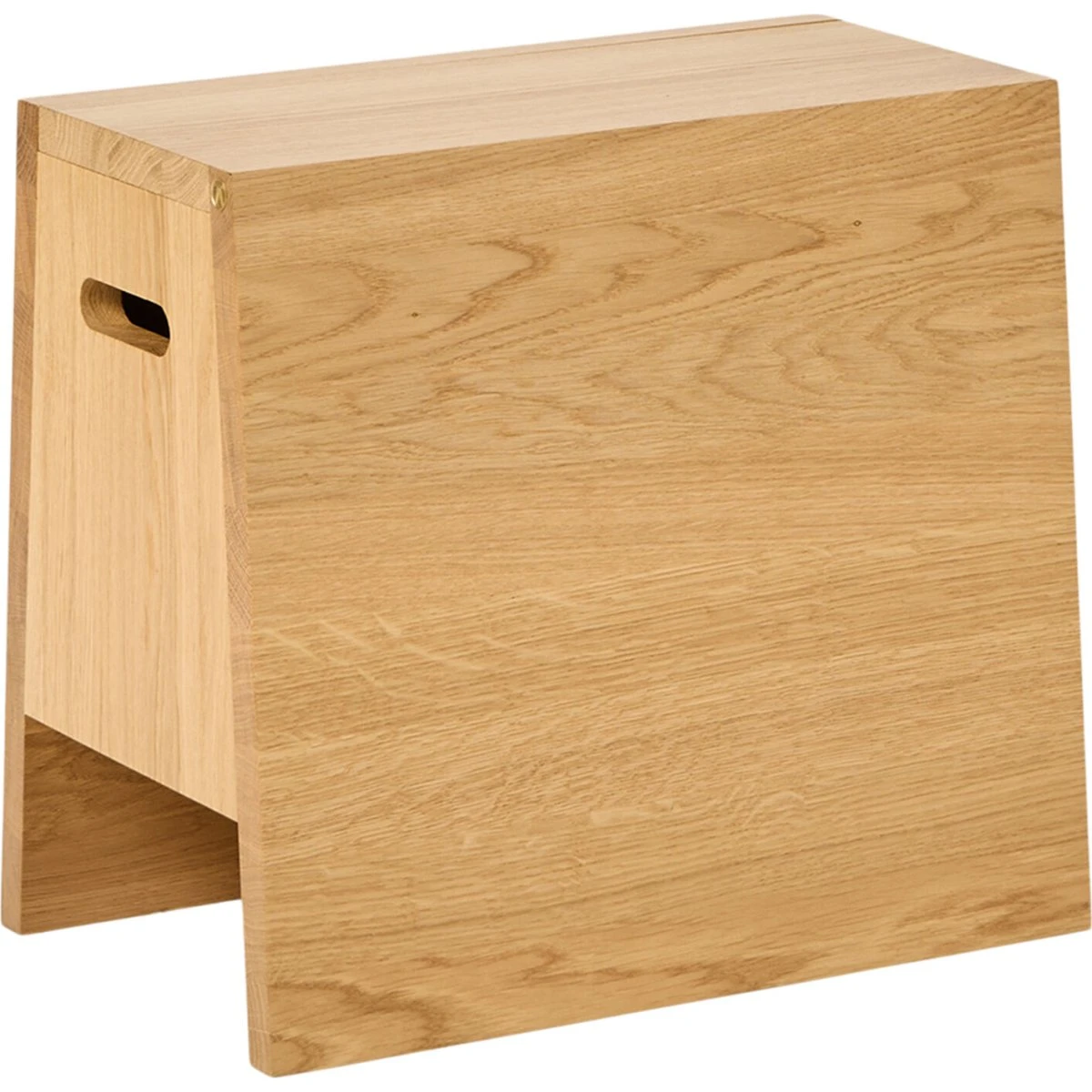 Andersen Skammel Plinth i massiv eg