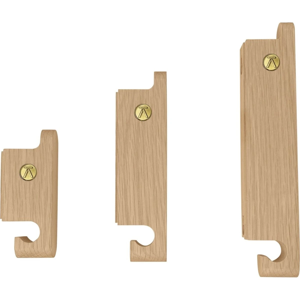 Andersen Furniture Multi Knager 3 stk. Egetræ