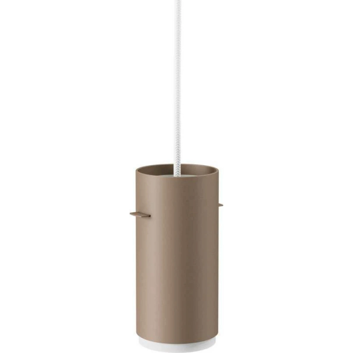 Moebe Tube Pendel Small Warm Grey - Aluminium