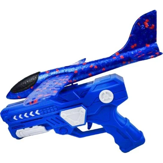 Happy Summer Flyskyder - Sæt med legetøjsfly og katapultpistol