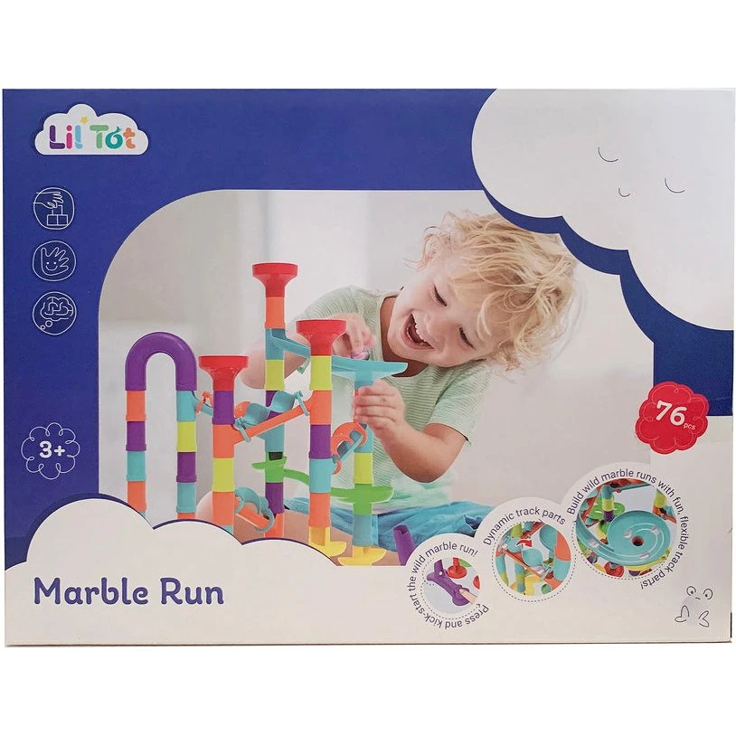 Lil'Tot Marmorkuglebane 76 dele, 33 cm