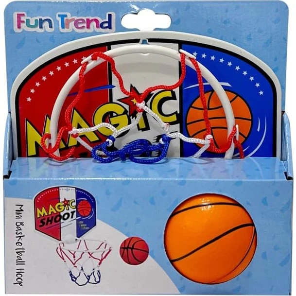 Fun Trend Mini basketballkurv med bold